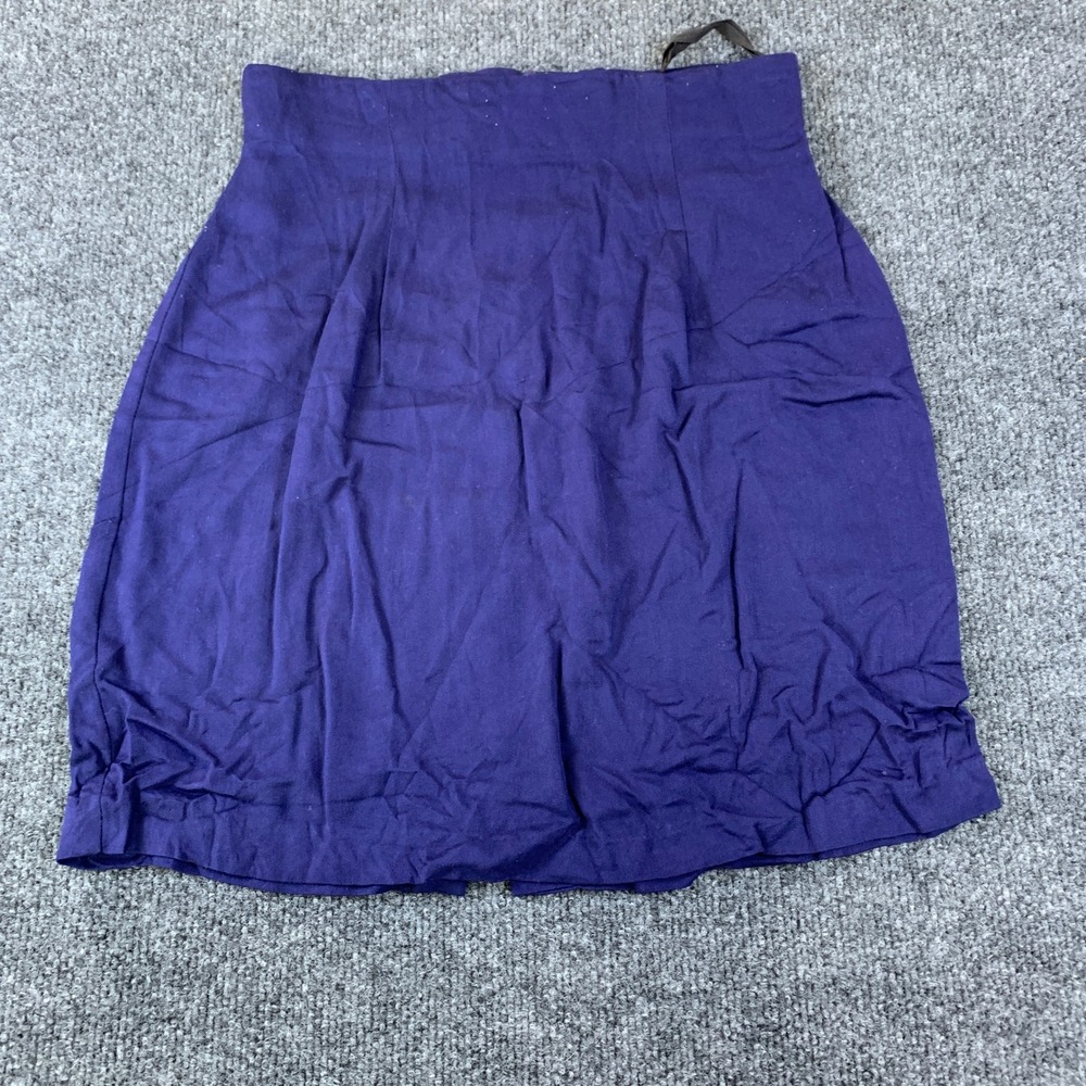 Rampage Mini Skirt Womens 5 Purple Excellent Vintage 90s High Waist Made in USA